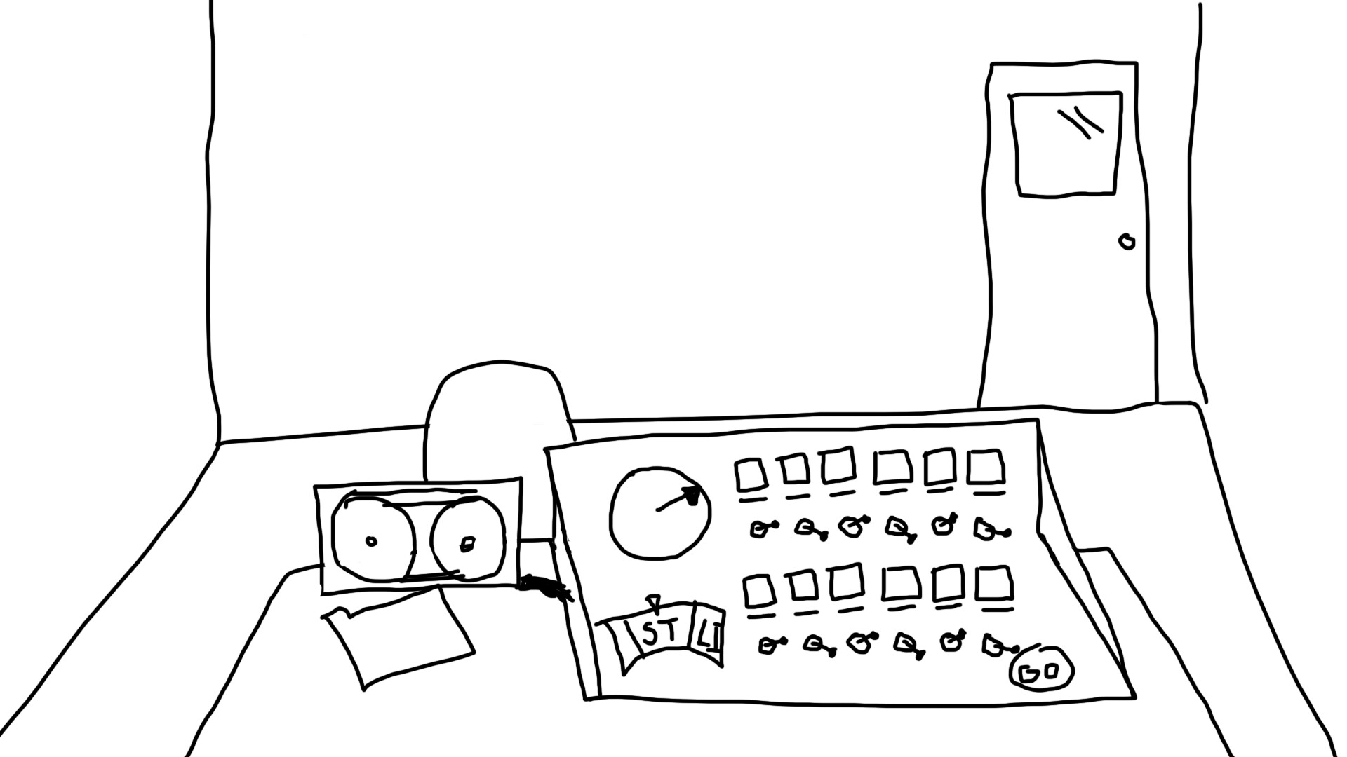 An early sketch of the machine