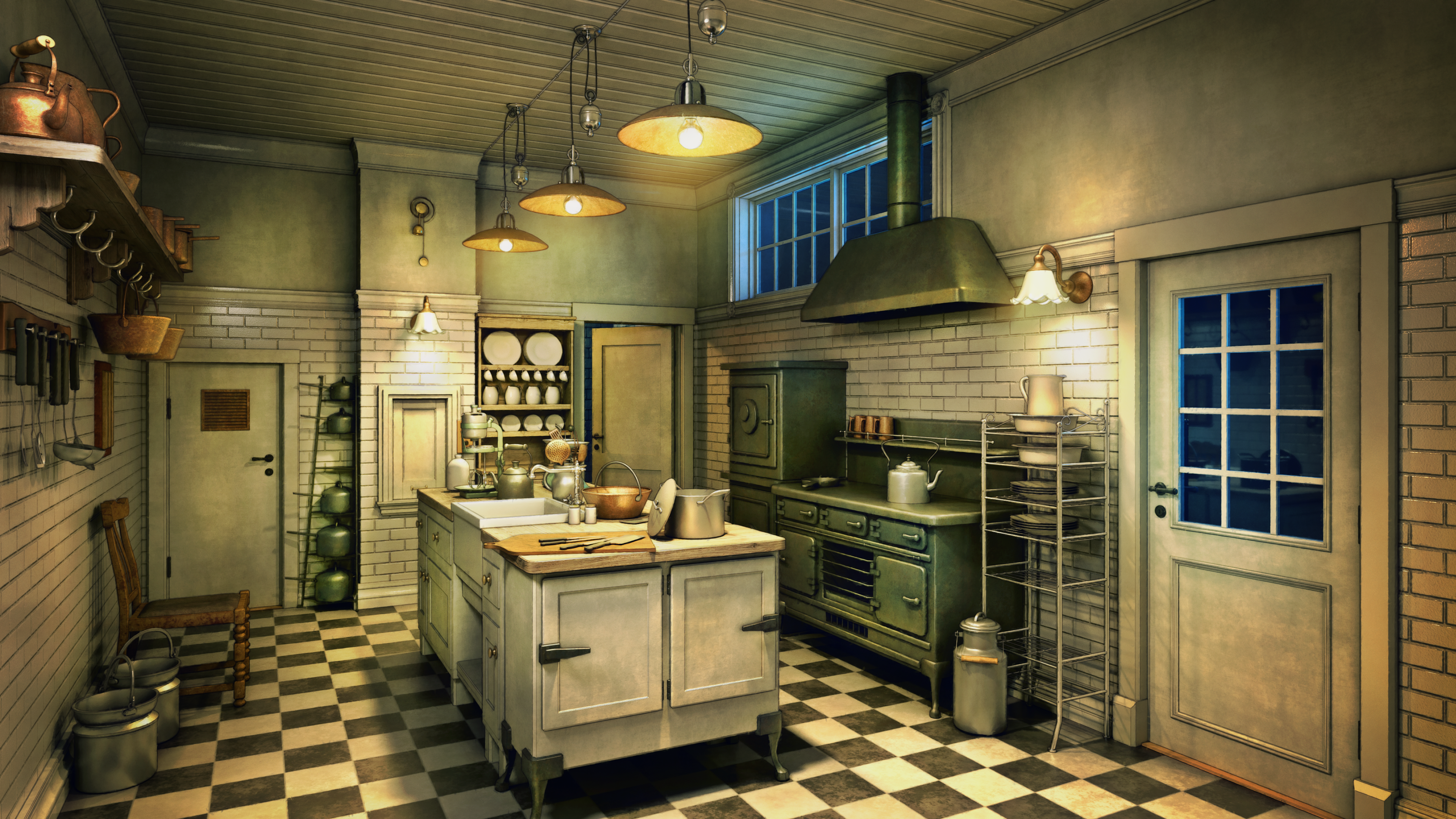 Final Render of Evening Kitchen